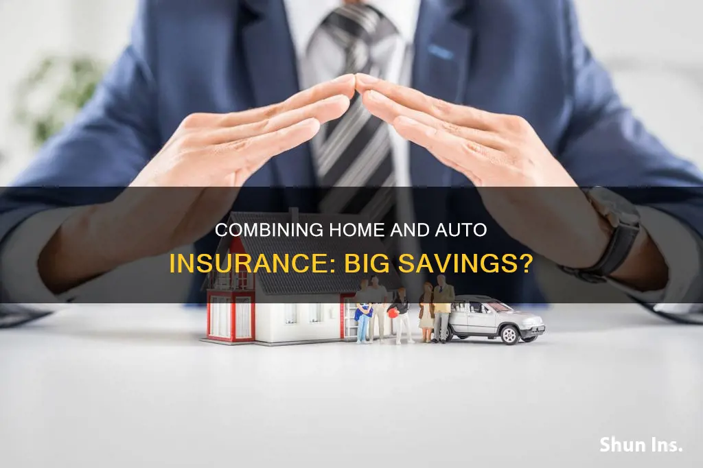 how much savings when you combining home amd auto insurance