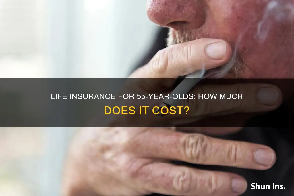 how muchfor life insurance for a 55 year old