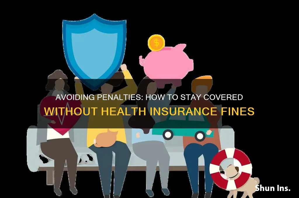 how not to fine for not having health insurance