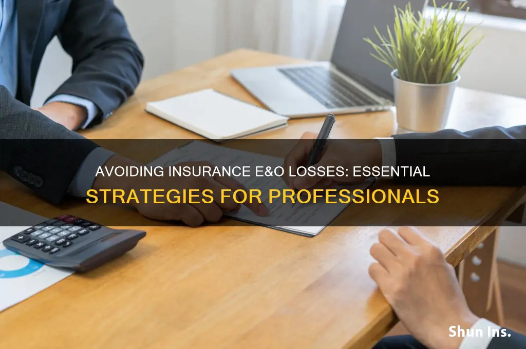 how not to have insurance e&o losses