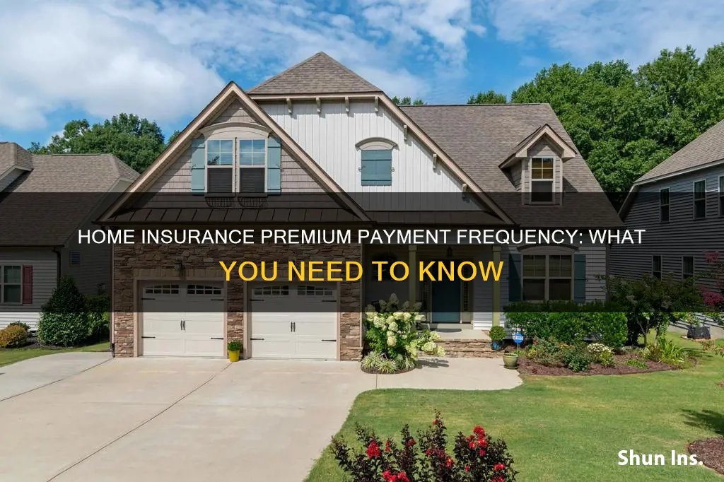 how often are homeowners insurance premiums paid