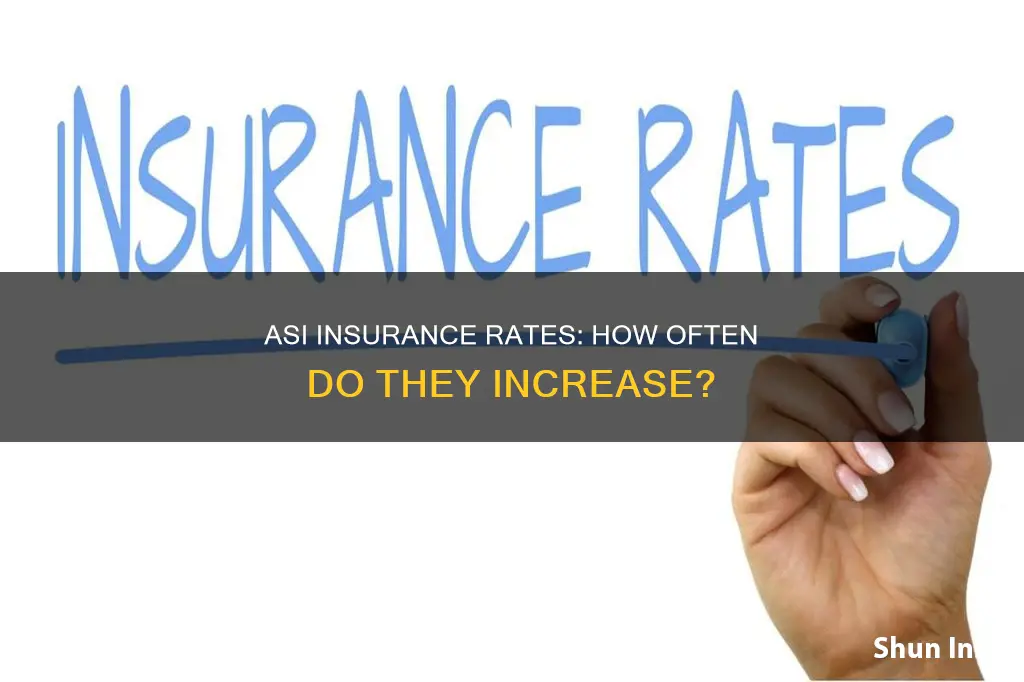 how often do asi insurance rates increase