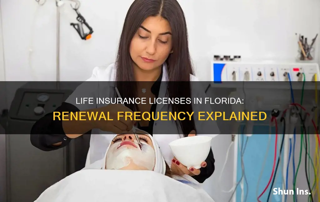 how often do life insurance license renew in Florida