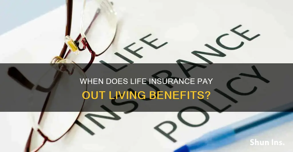 how often do living options on life insurance paid