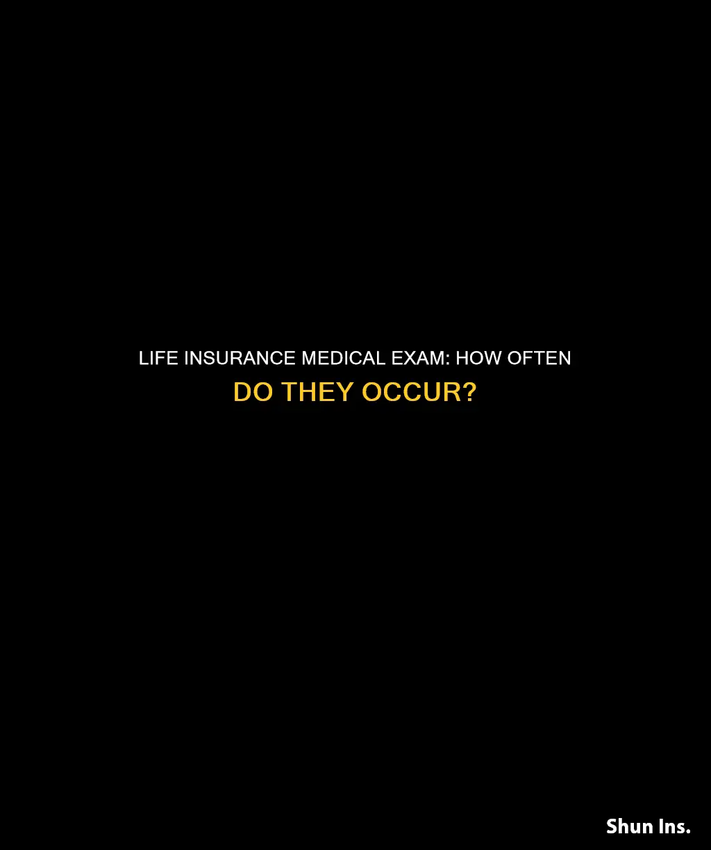 how often do you get life insurance exam