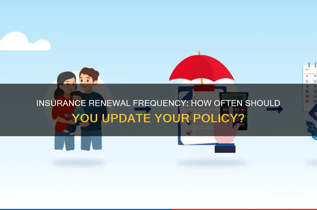 how often do you have to renew insurance