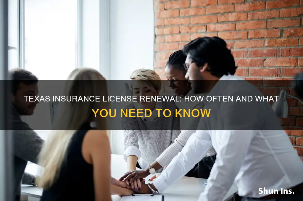how often do you renew insurance livense in texas