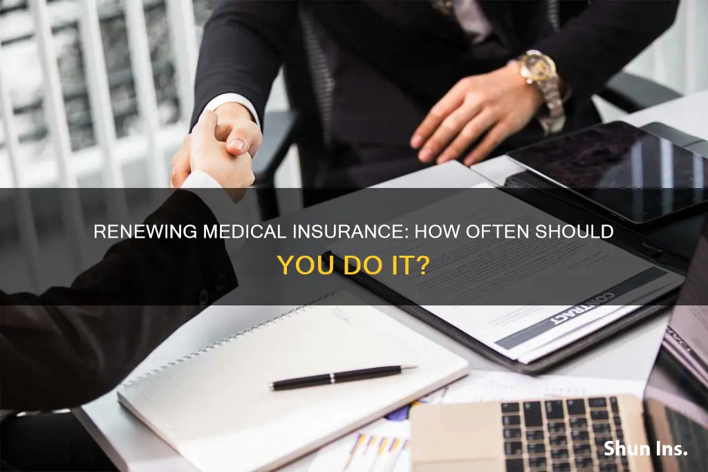how often do you renew medical insurance
