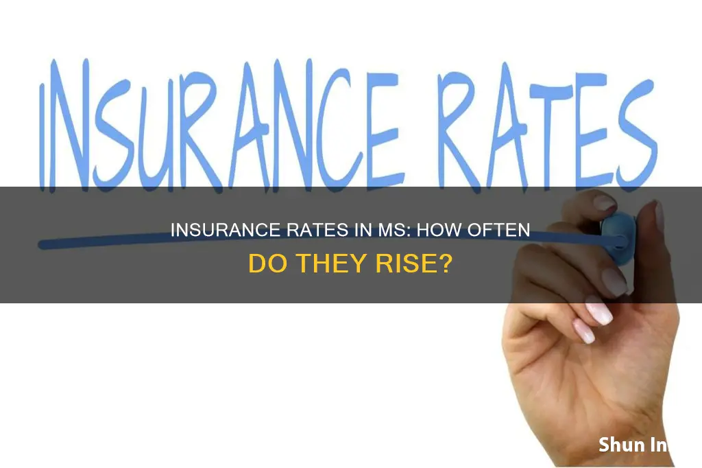 how often does insurance rates go up in ms