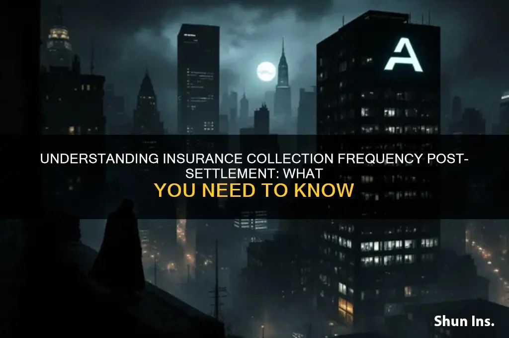 how often insurance collect after settlement