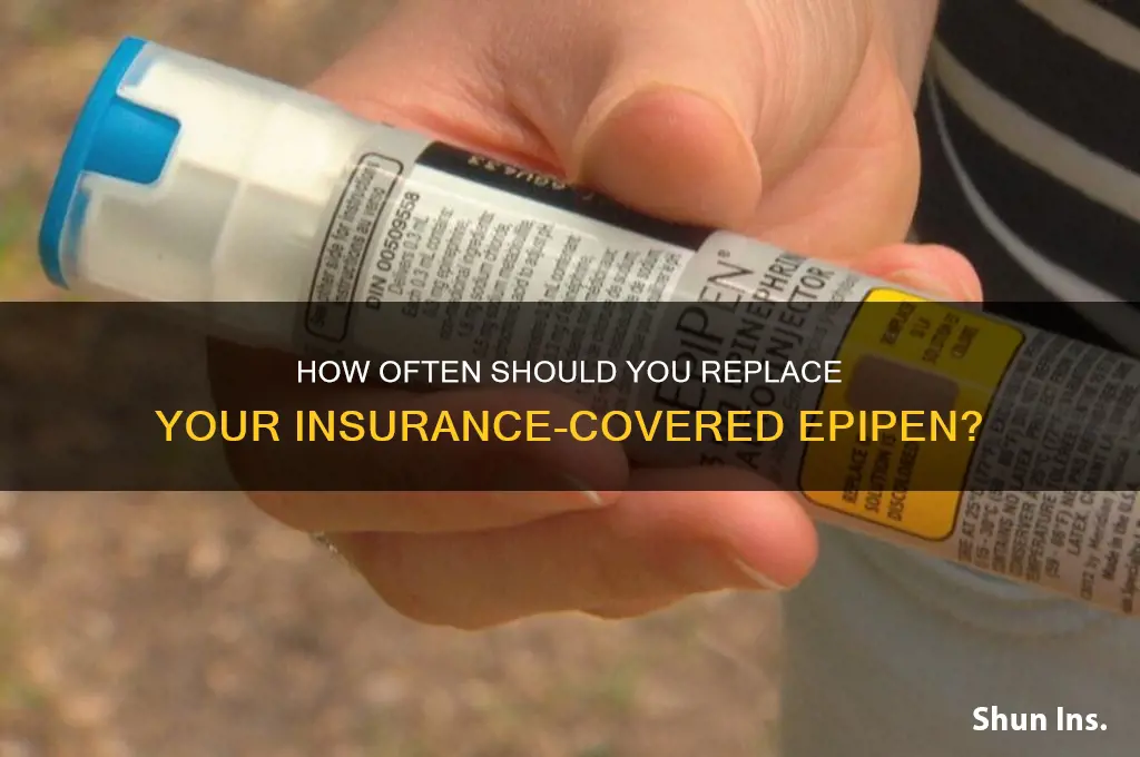 how often insurance epipen
