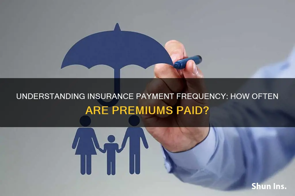 how often is insurance paid