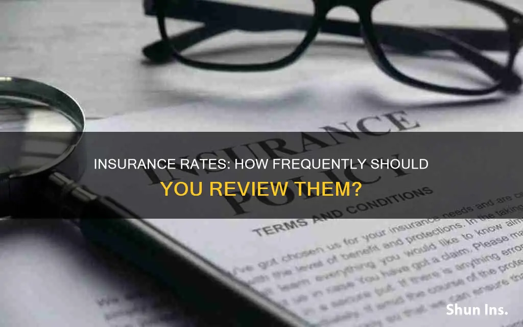 how often should you check your insurance rates