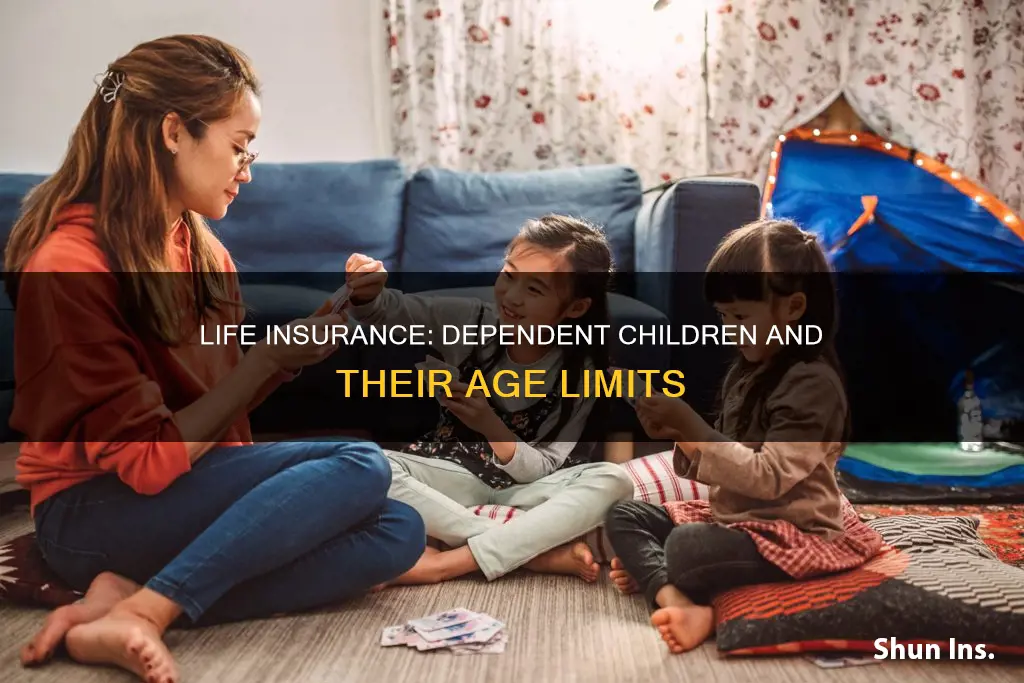 how old can a dependent child be on life insurance