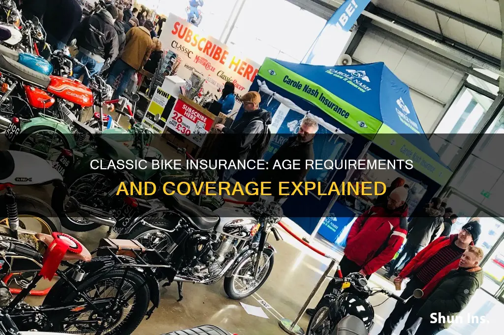 how old for classic bike insurance