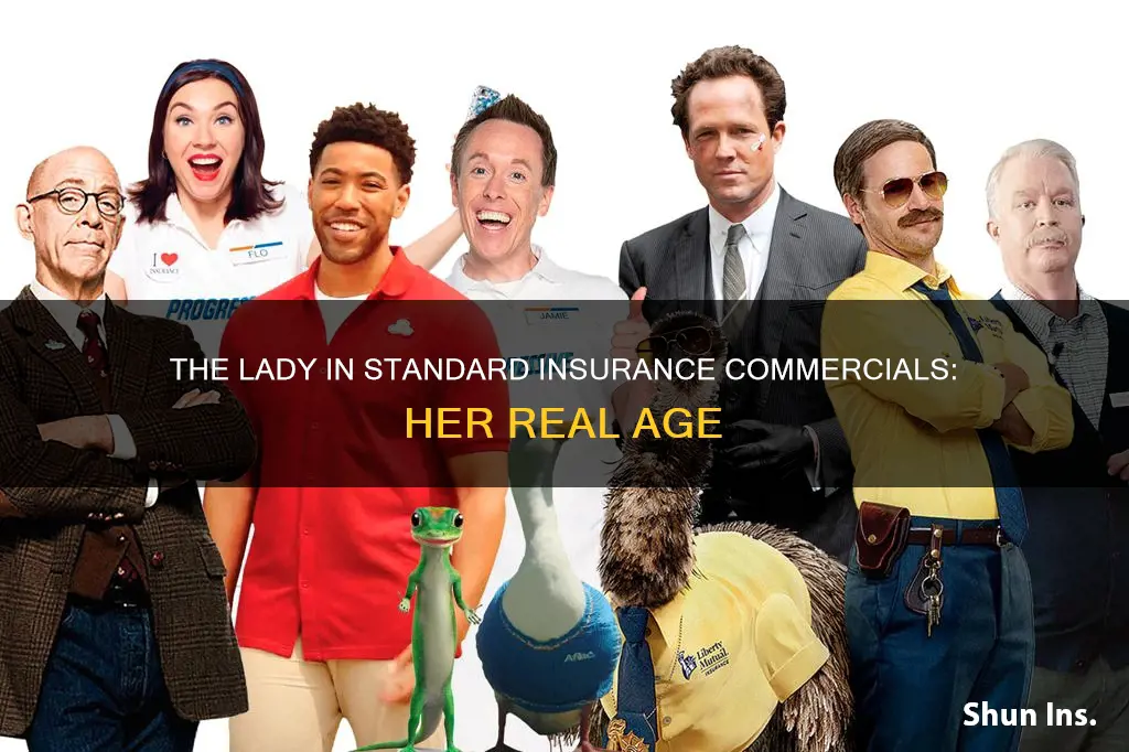 how old is the lady in the standard insurance commercials