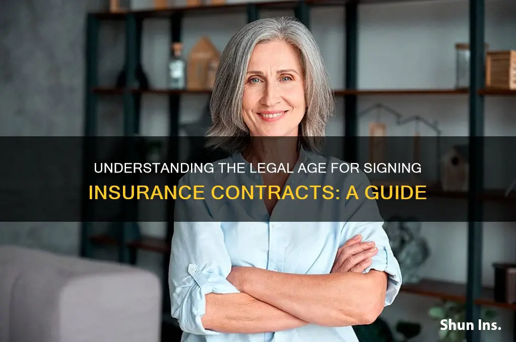 how old to enter into an insurance contract