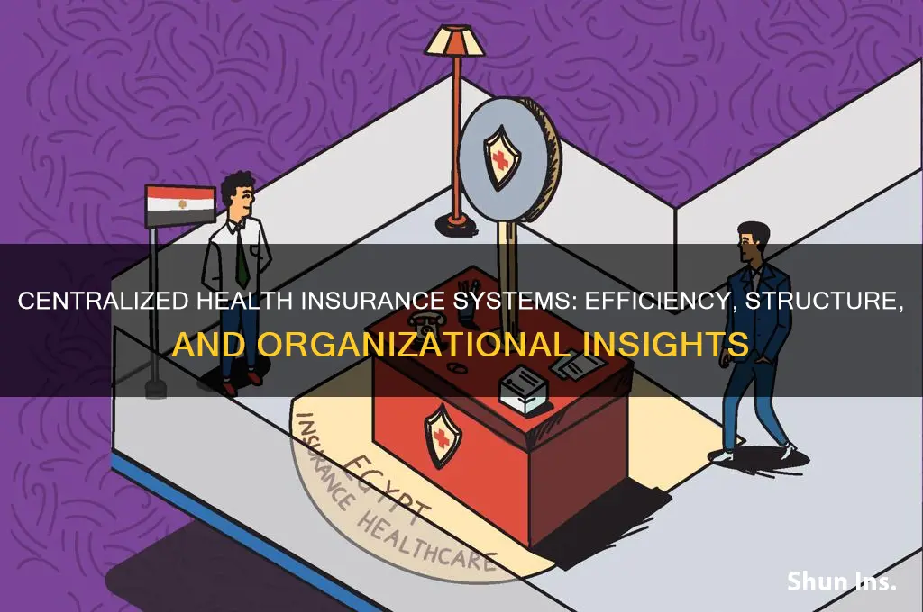 how organized is a centralized health insurance sysem