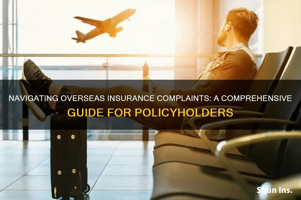 how oversees insurance complaints