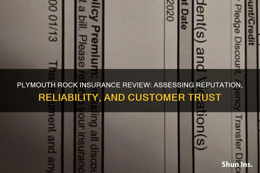how reputable is the plymouth rock insurance