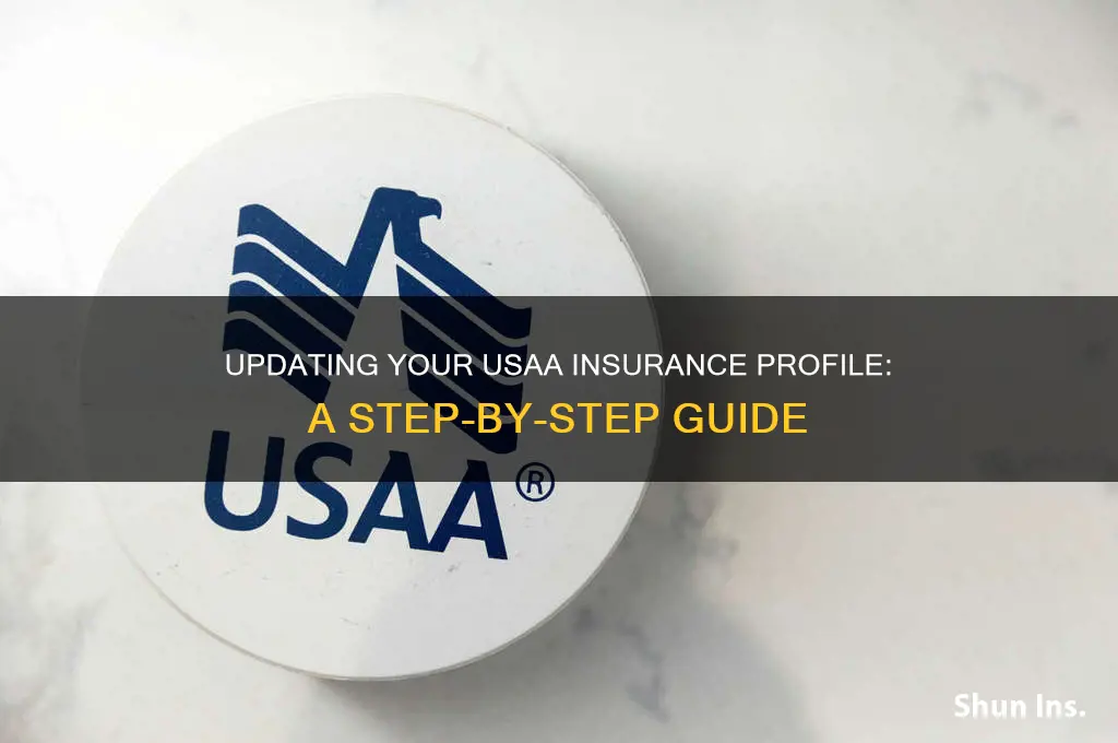 how ro update insurance profile on usaa