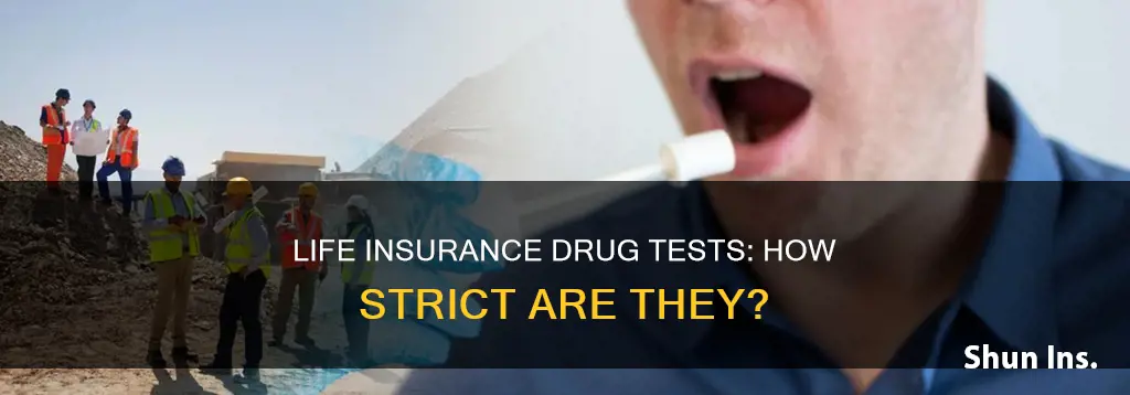 how sensitive are life insurance drug test