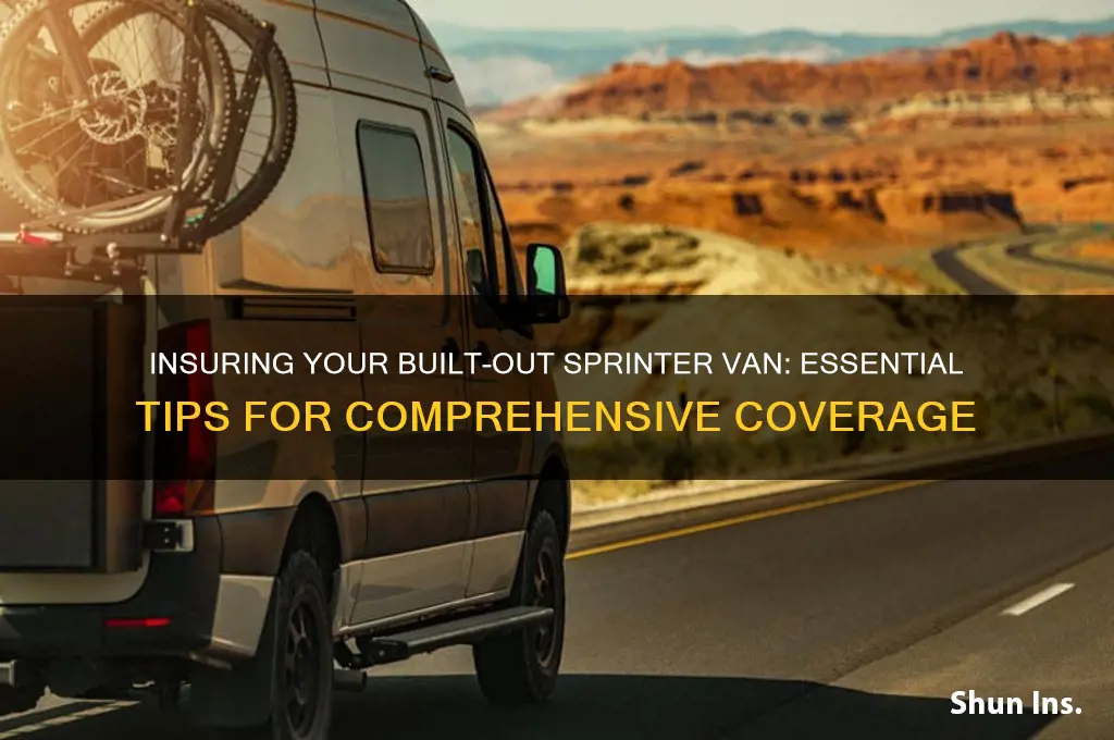 how should i insure my built out sprinter van