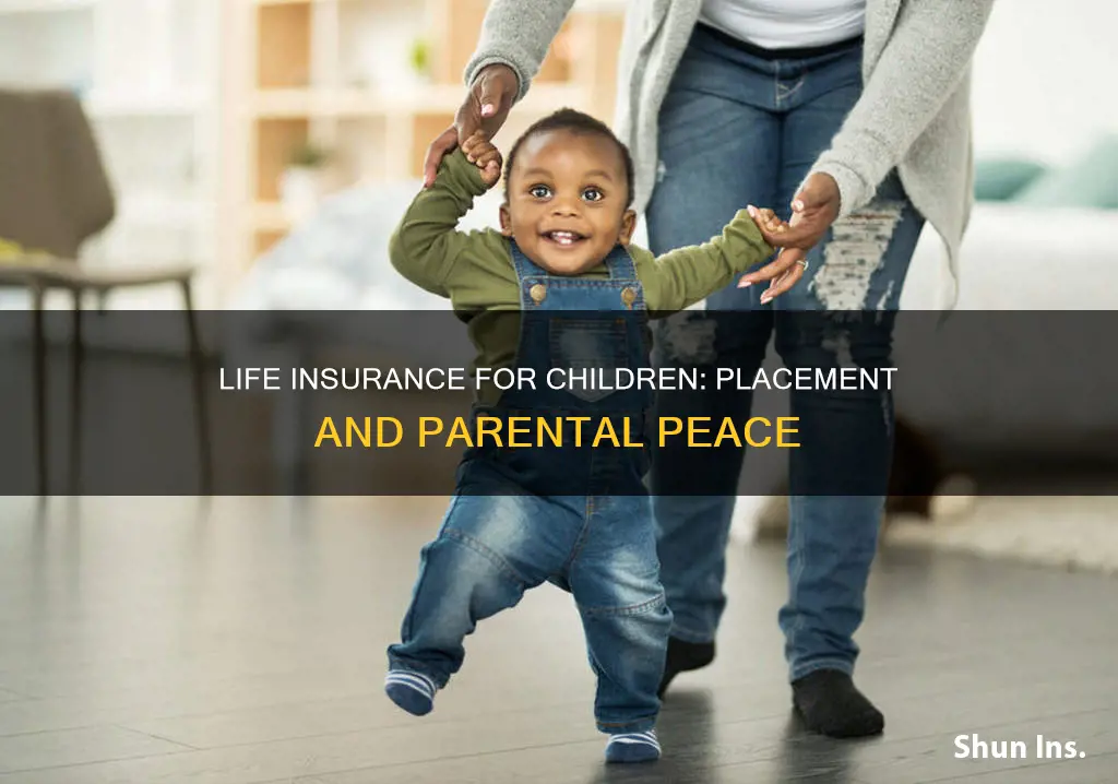 how should I place my children on life insurance