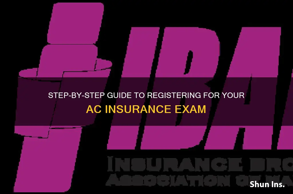 how sign up for insurance exam in ac