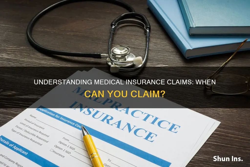 how soon can you claim on medical insurance