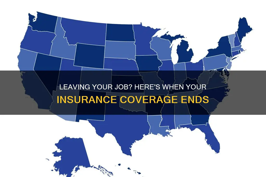 how soon do you lose insurance after leaving a job