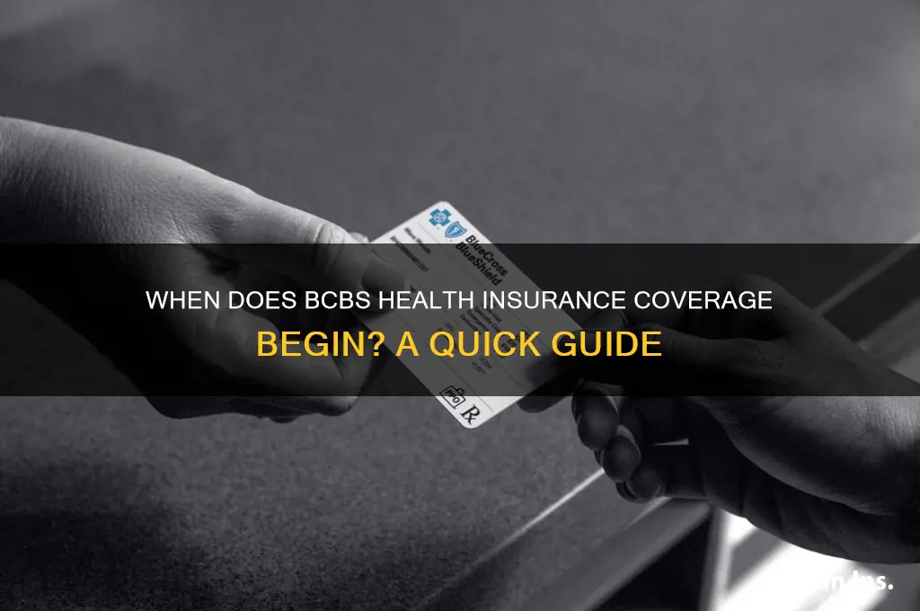 how soon does health insurance go into effect bcbs