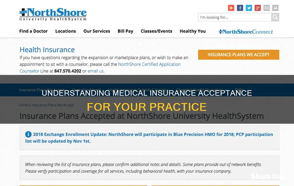 how to accept medical insurance