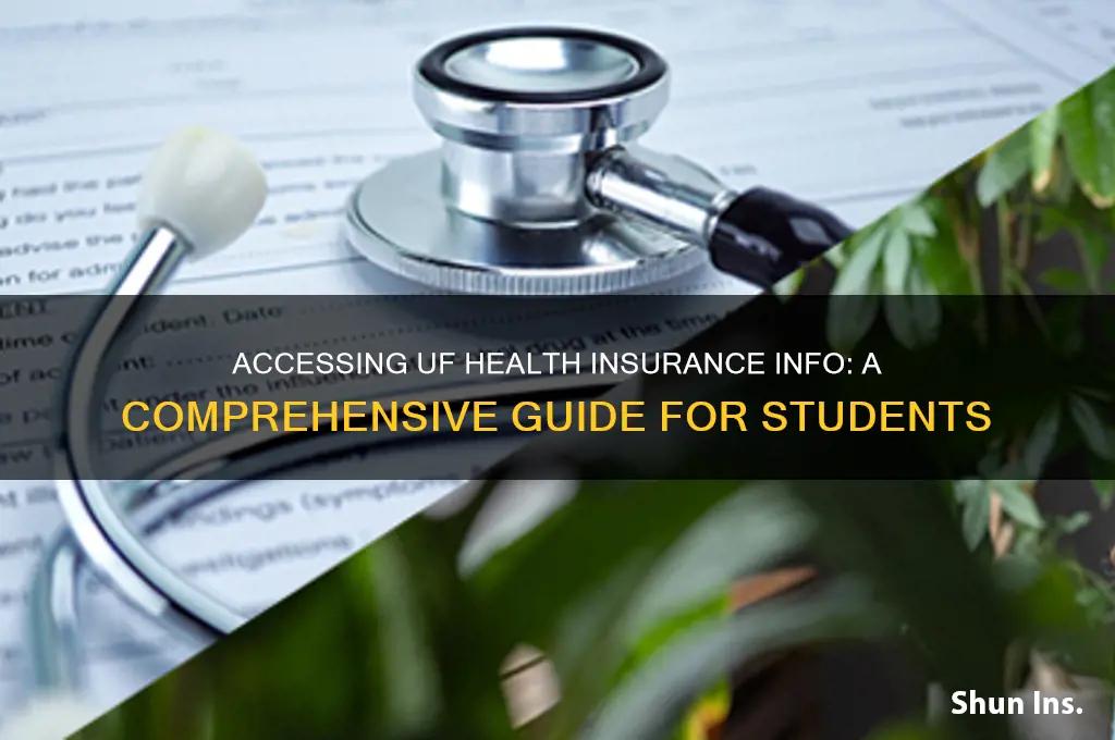 how to access health insurance information uf