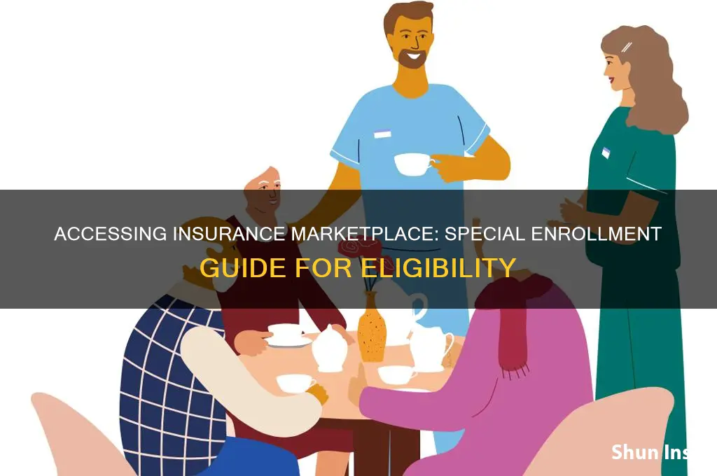 how to access insurance marketplace for special enrollment