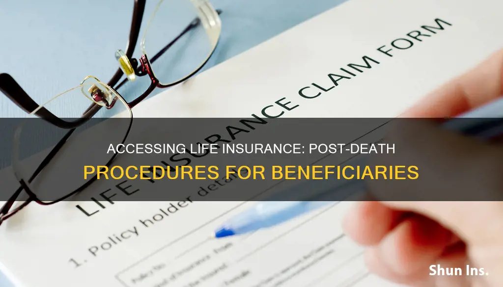 how to access life insurance after parent