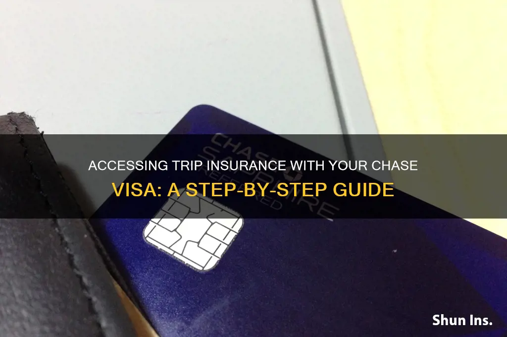 how to access trip insurance chase visa
