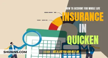 Managing Whole Life Insurance in Quicken