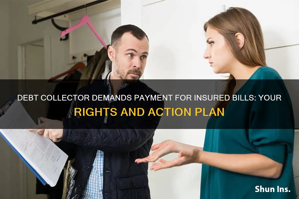 how to action against debt collector bill paid by insurance