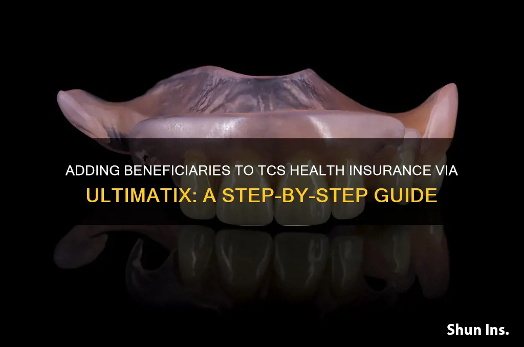 how to add beneficiary in tcs health insurance in ultimatix