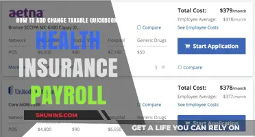 QuickBooks Payroll Guide: Adding Taxable Health Insurance Changes Easily