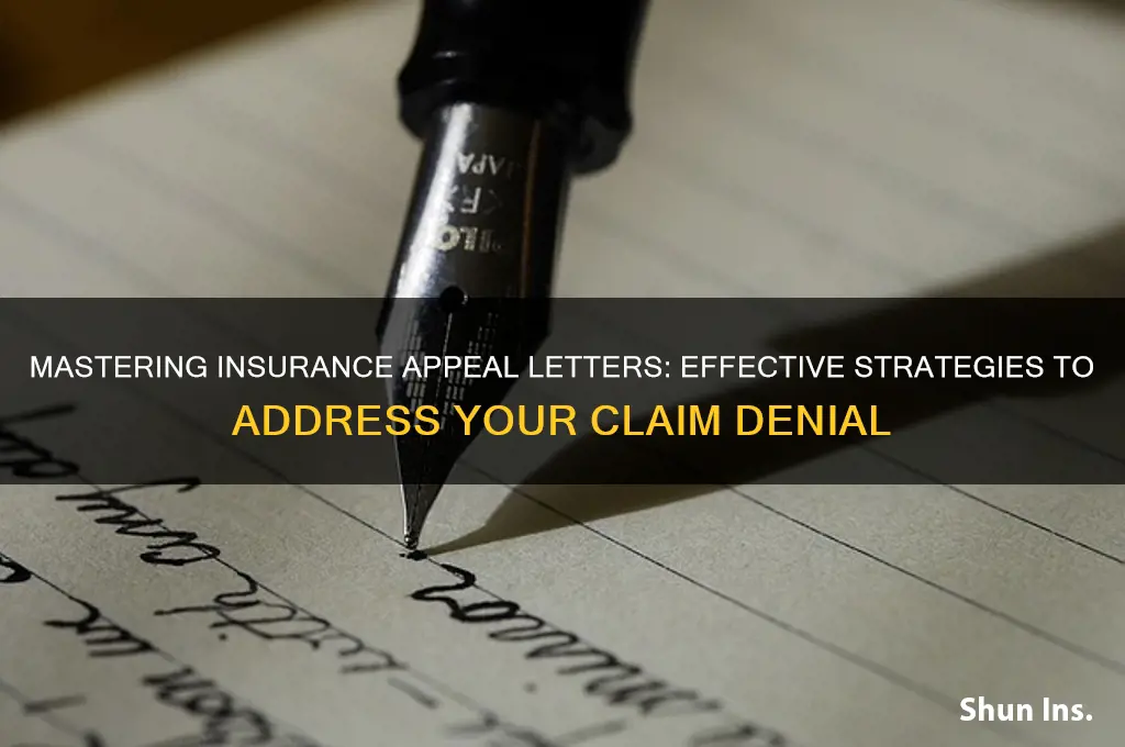 how to address an insurance appeal letter
