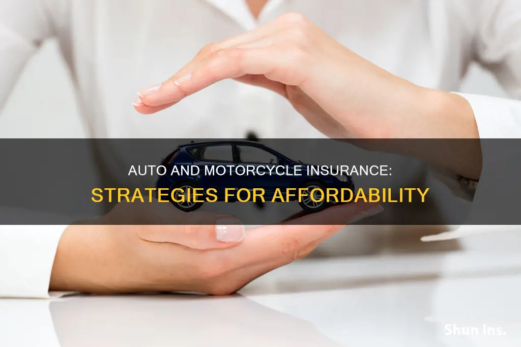 how to afford auto and motorcycle insurance