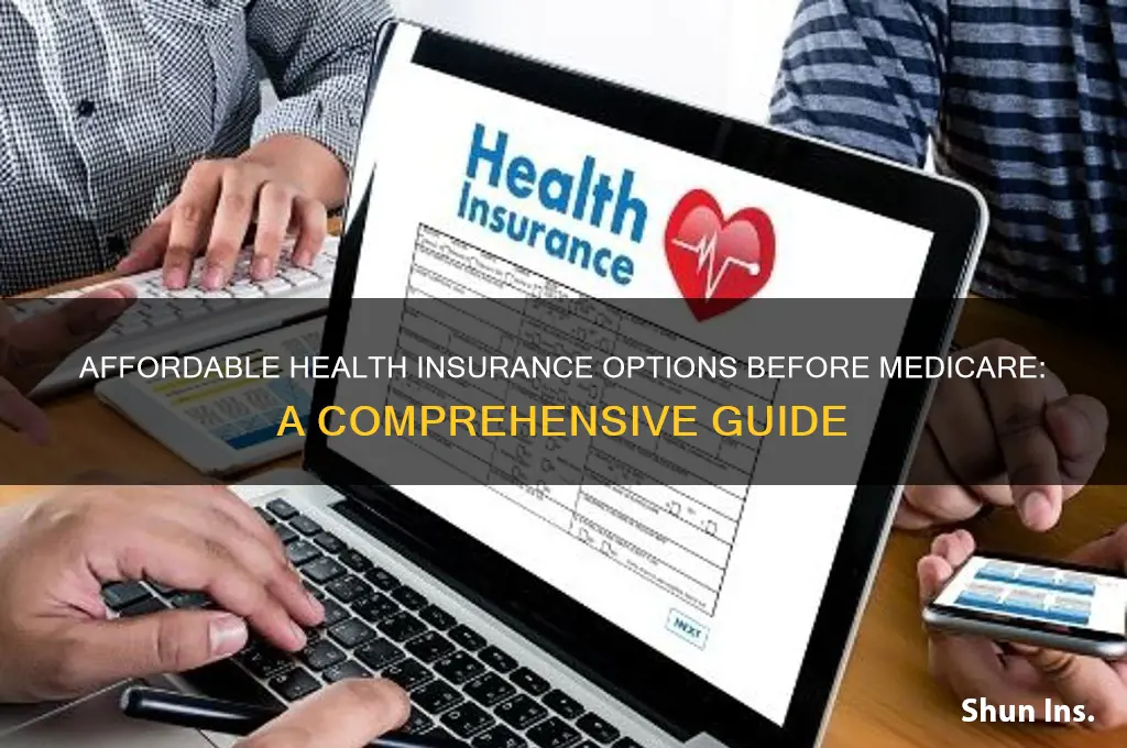 how to afford health insurance before medicare