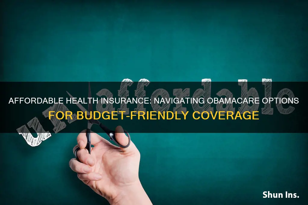 how to afford health insurance under obamacare