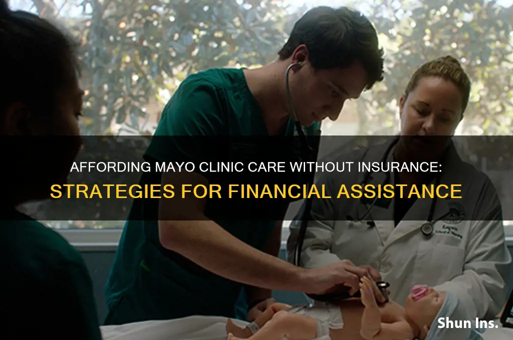 how to afford the mayo clinic with no insurance