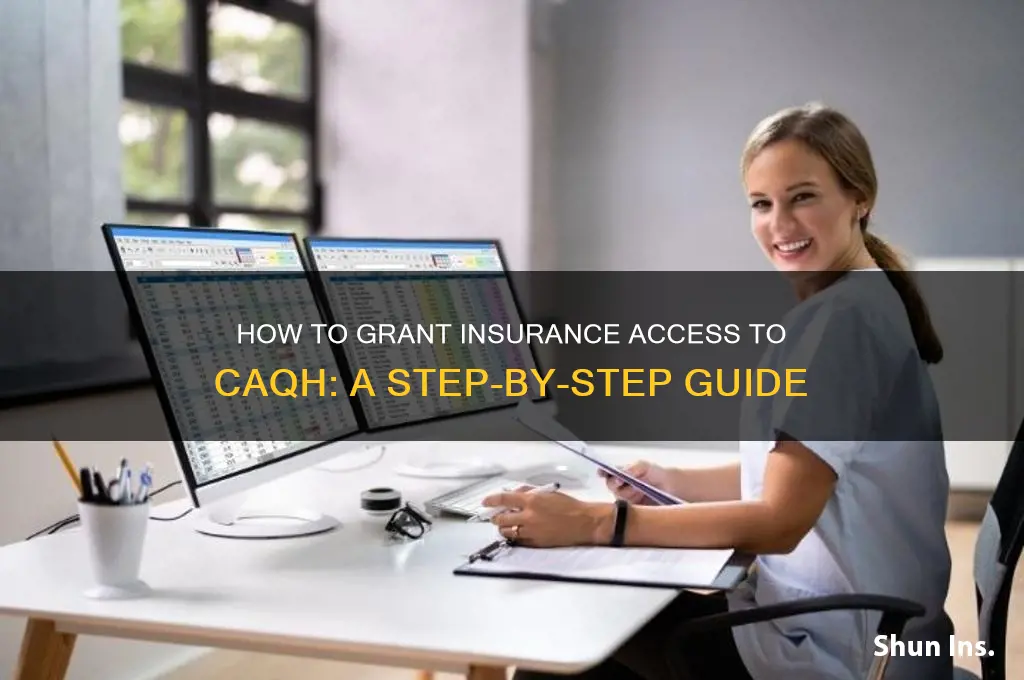 how to allow insurance to view caqh