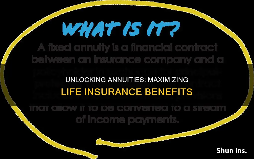 how to annuitize life insurance