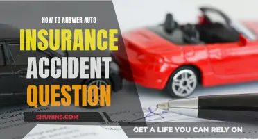 Auto Insurance: Answering Accident Questions