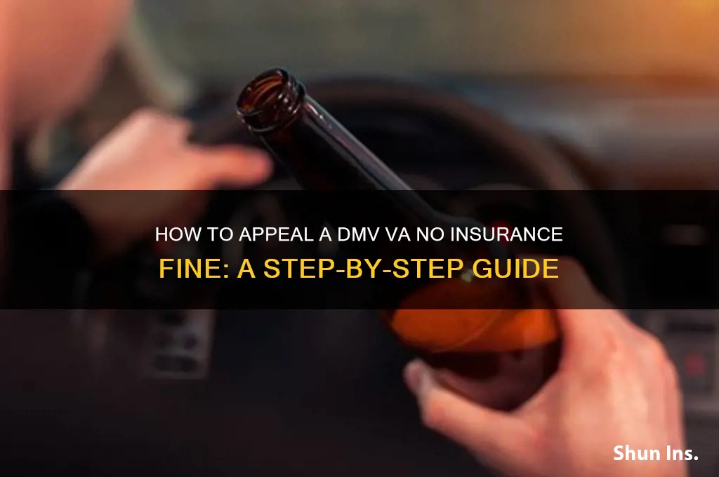 how to appeal fine from dmv va for no insurance